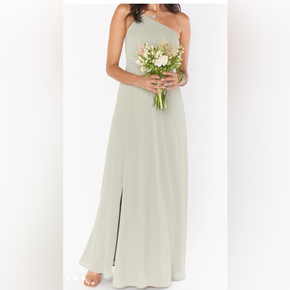 Shannon One Shoulder Dress
($198)Moss Green Crisp / Small